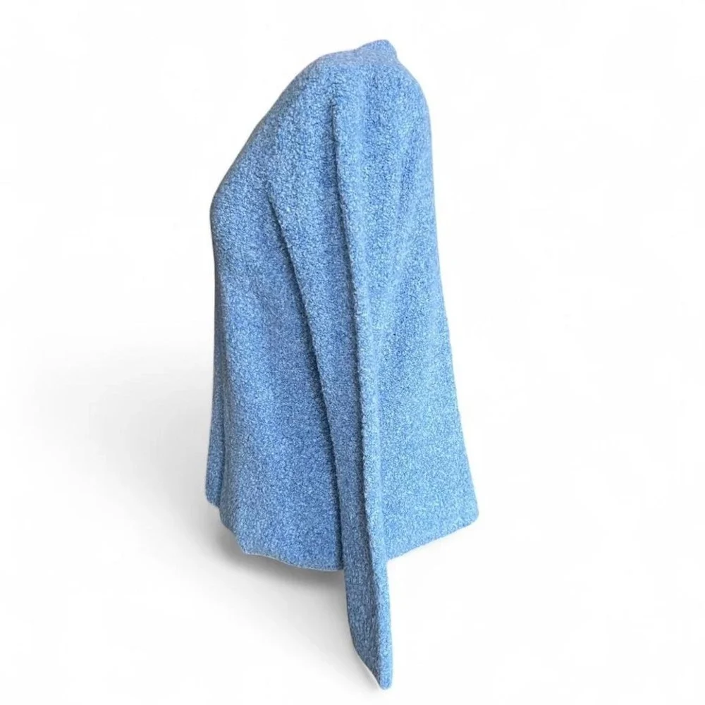 Josephine Chaus Blue Wool Blend Sweater XL